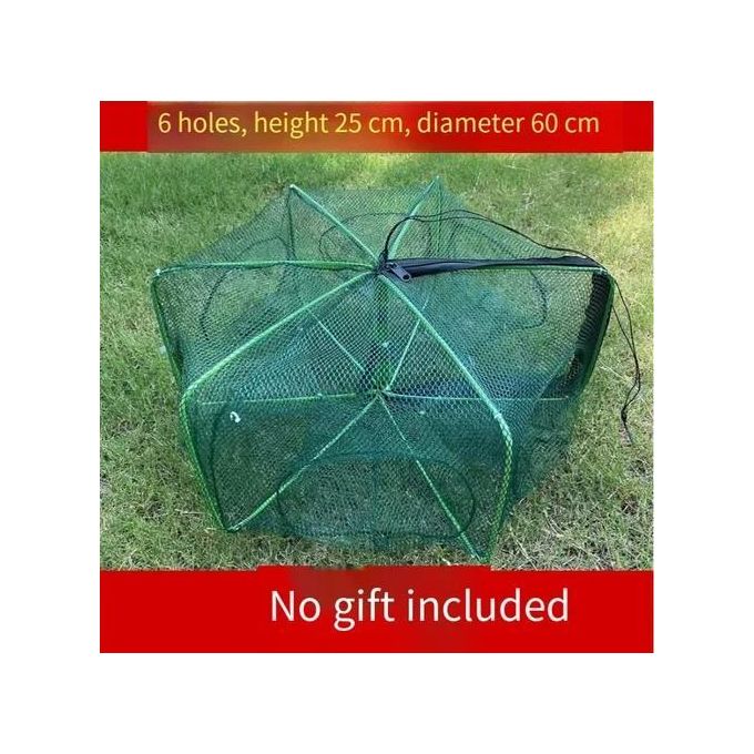 Generic 6-hole shrimp and crab trap fishing net*1