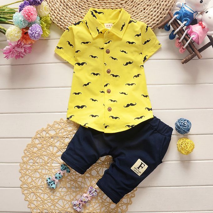 Generic Toddler Baby Gentleman Clothes Set Pants+Shirt Tops Outfit ...