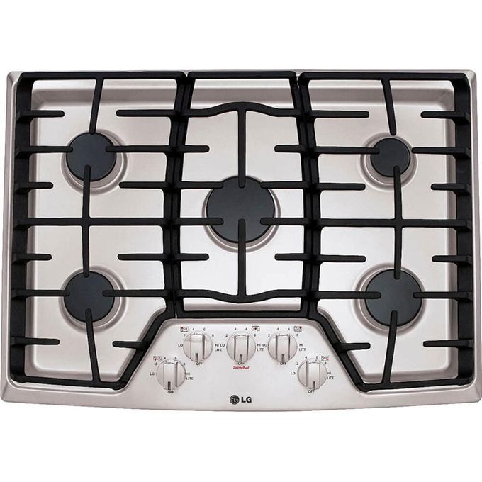 LG Stainless steel Superboil 5 burner built-in gas cooker | Jumia Nigeria