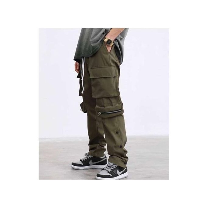 product_image_name-Fashion-1 A.Geen Cargo Combat Jogger ZIP / BOTTON LEGS For Men And Women-1