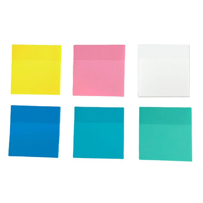 NookHome - Transparent Sticky Notes 1020 pcs - Notes Autocollantes  Transparentes pour la Maison, l'École, le Bureau - Sticky Notes  Transparentes Différents Formats - Feuillets Autocollants PET : :  Fournitures de bureau