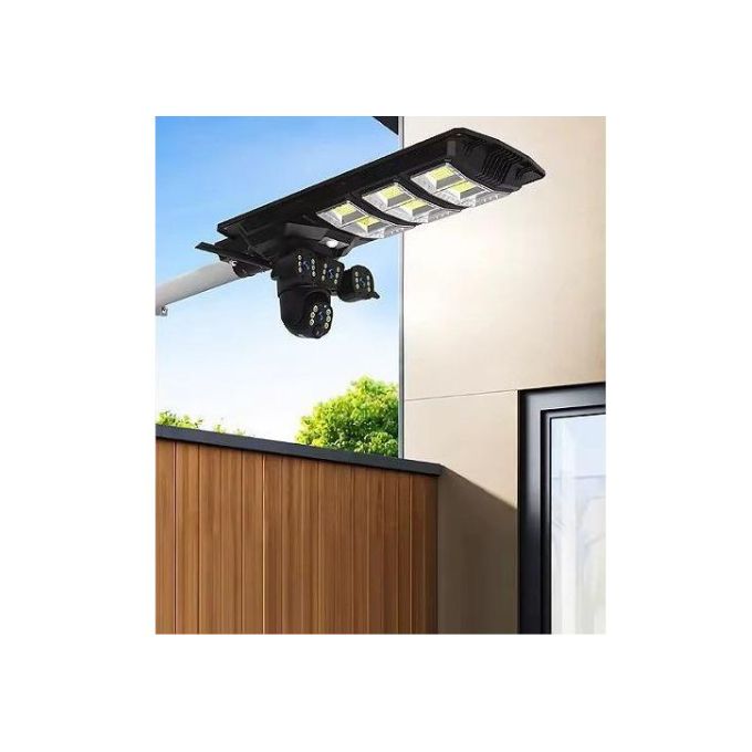 Generic SOLAR CCTV CAMERA 3LENS WITH STREET LIGHT 4G Rotate