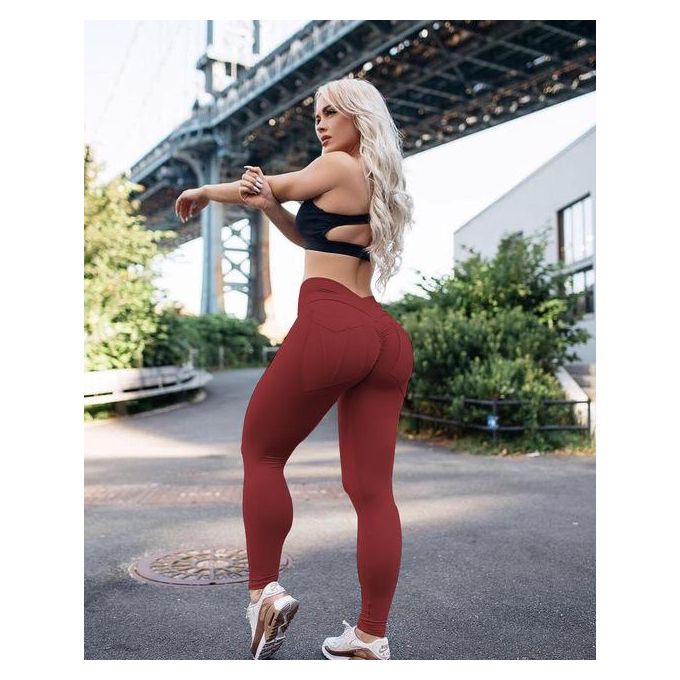 Bkld Leggings Women Stretchy High Waist Ruched Legging Pants