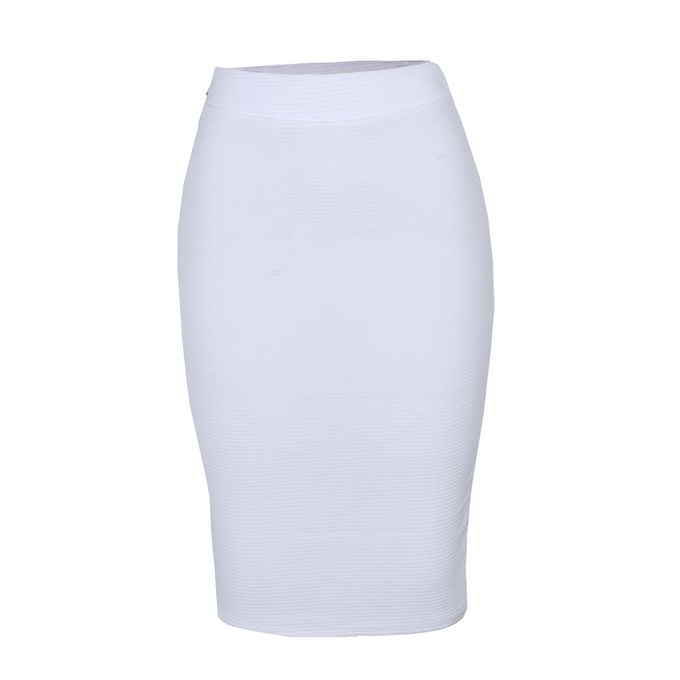 white pencil skirt