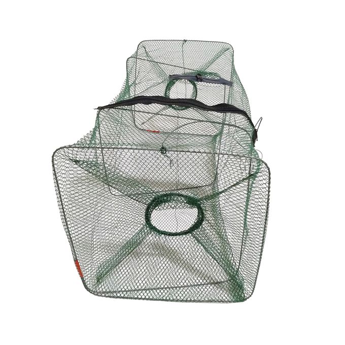 Generic Portable 6 Holes Hexagon Fishing Net Automatic Folded Network  Casting Crayfish Catcher Fish Shrimp Tank Cages Mesh