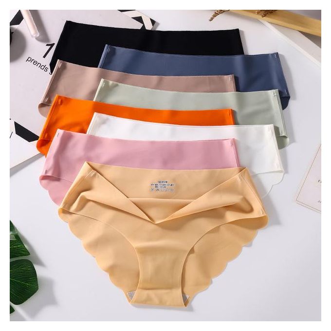 5Pcs/lot Seamless Panty Set Underwear Ice Slik Underwear For Women