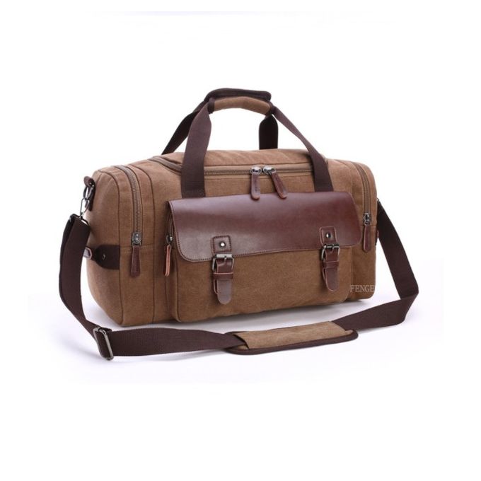 Fashion Unisex Duffle Bags Canvas Large Capacity Hand Travel Bag ...