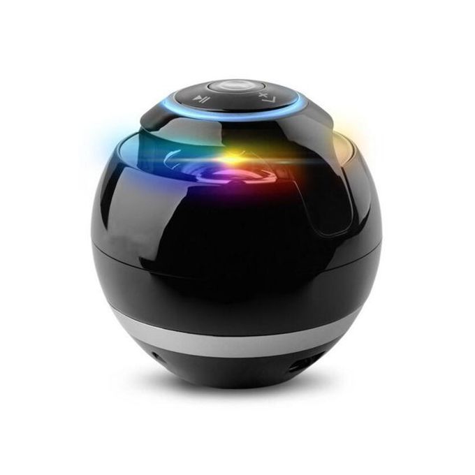 product_image_name-Generic-Wireless Bluetooth Speaker Ball Post TF FM Radio MP3 - Black-1