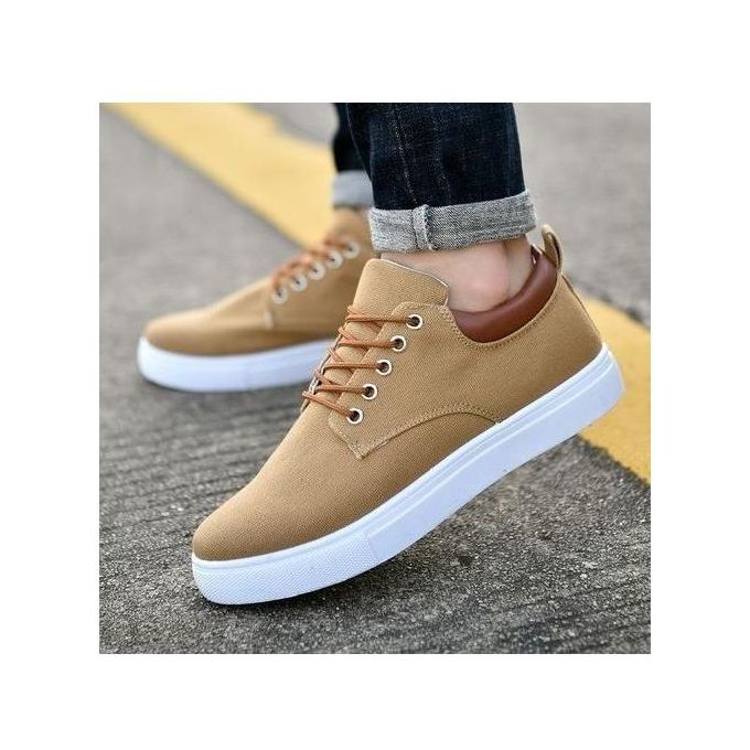 lace up canvas sneakers