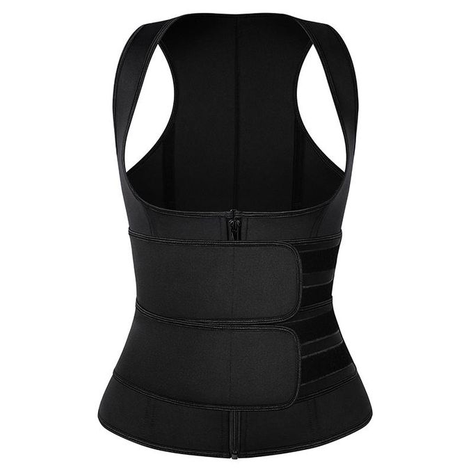 Entrenador de cintura para mujer, chaleco de neopreno para sauna, moldeador  de cuerpo, entrenamiento de sudor caliente, cinturón adelgazante de recupe