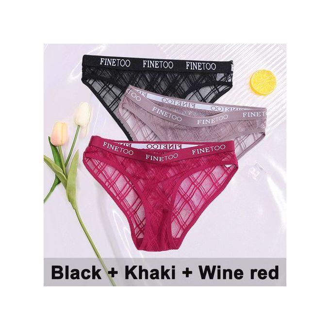 Sexy Women's Panties Mesh Lace Lingerie Temptation Low-waist Panties  Transparent Hollow Out Briefs Women's Underwear M-xxl - Panties - AliExpress