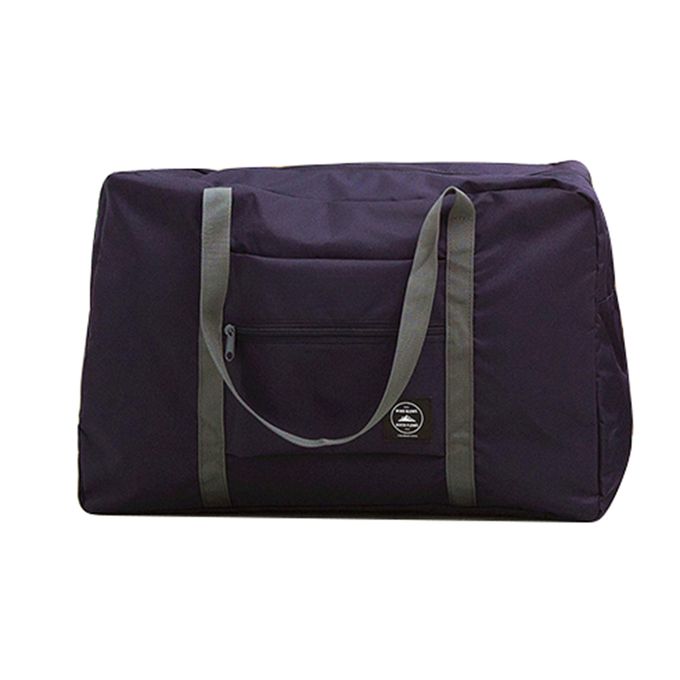 product_image_name-Fashion-Foldable Large Duffel Bag Luggage Storage Bag-Dark Blue-1