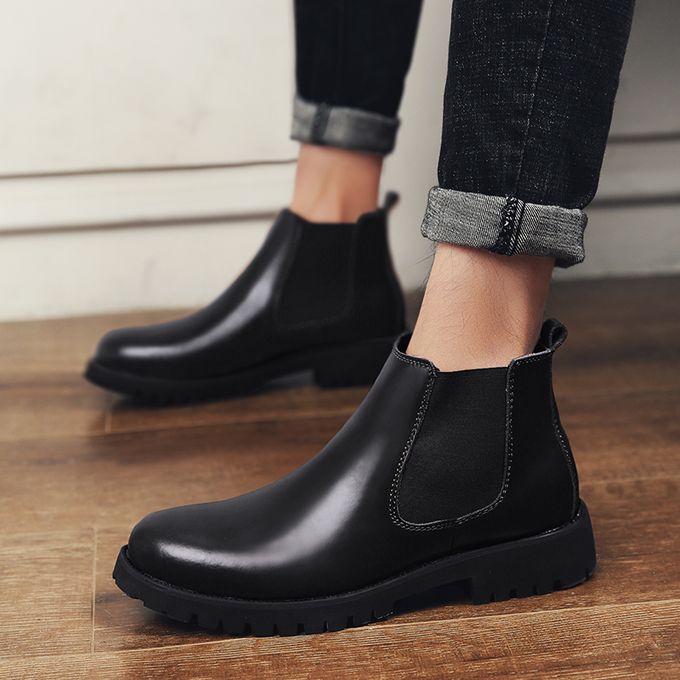 mens slip on ankle boots