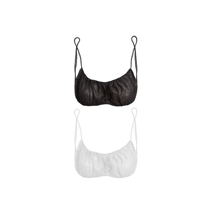 10pcs Womens Disposable Bras Individually Non-woven Fabric Tops