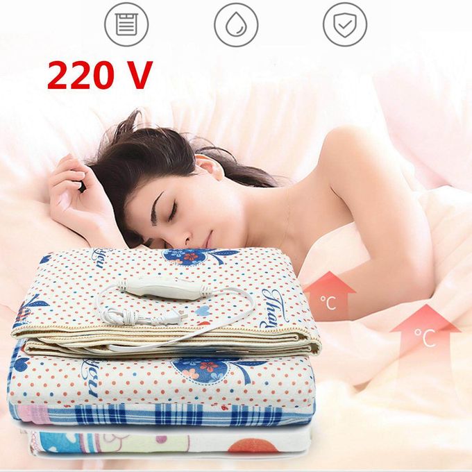 Generic Single Sizes Large Electric Heated Blanket Polyester Floral Printed  Bedroom Blankets Single | Jumia Nigeria