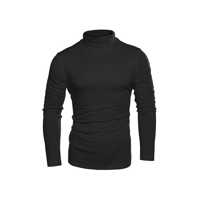 plain black turtleneck mens