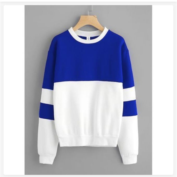 product_image_name-FRAMZ BRANDFIT-Blue/White Unisex Sweatshirt-1