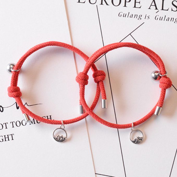 Cute Matching Relationship Promise Distance Couples Bracelets for Him and  Her UK  eBay