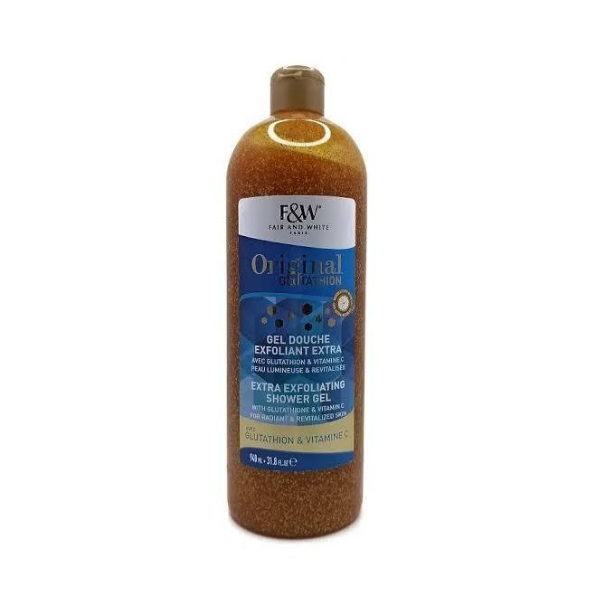 fair and white glutathione shower gel Fair & White Original Glutathion Extra Exfoliating Shower