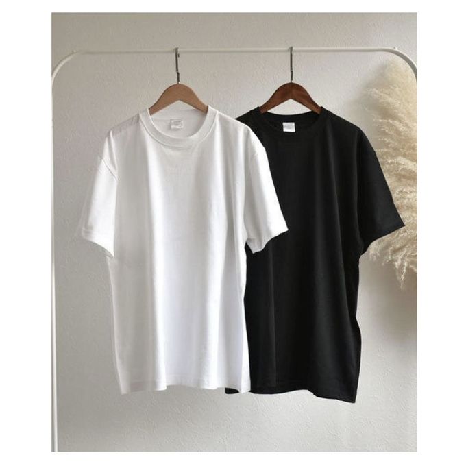 plain round neck polo
