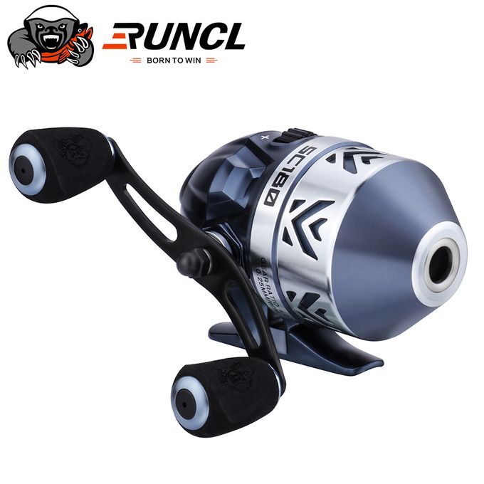 Runcl Brutus Fishing Reel 4.0:1 Gear Ratio 7+1 Ball Bearing 8kg Max Drag  Fishing Coil Ncast Suitable For Children /Beginners SC180