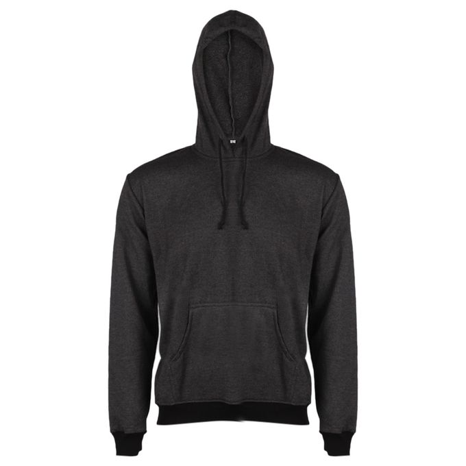 plain dark grey hoodie