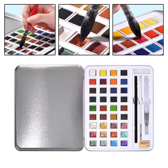 Keebor 12 Colors Watercolor Paint Set for Kids, 24 Nigeria