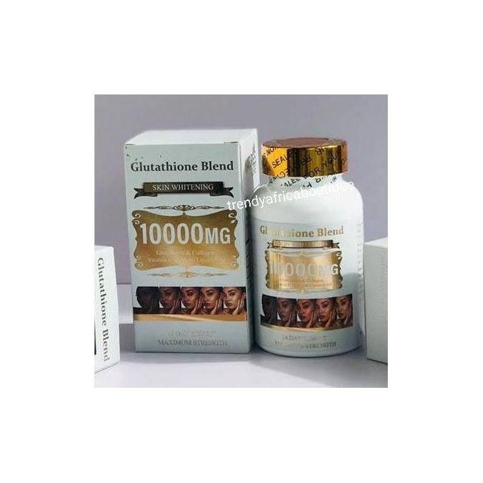 10000 mg glutathione 3-month course of Pure Collagen 10,000 mg, Peptides I and II, with Biotin  500 mg, Hyaluronic Acid, and Antioxidants main image 0