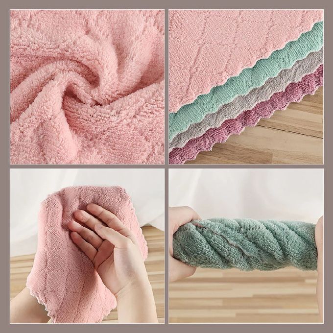 5pcs Microfiber Dishwash Cloth Cleaning Cloth - Image 5