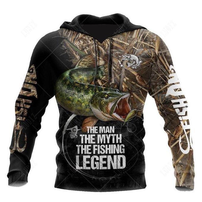 Generic Men's Fishing Hoodie 3d Sea Fish Graphics Hoodie S Fisherman The  Fishing Legend Pullovers S Harajuku Hoodie Men Clothing