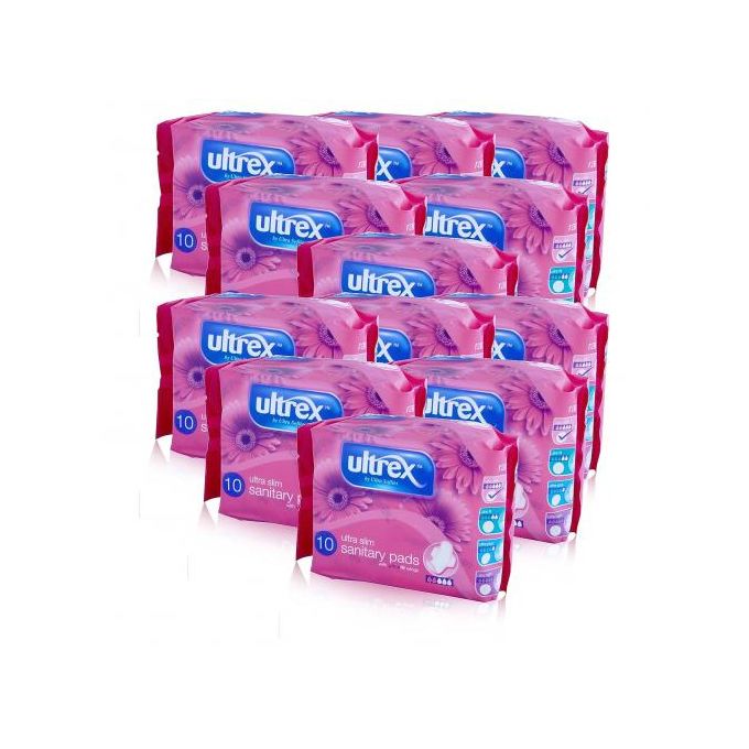 Ultrex Ultra Slim Sanitary Pads 12 Pack