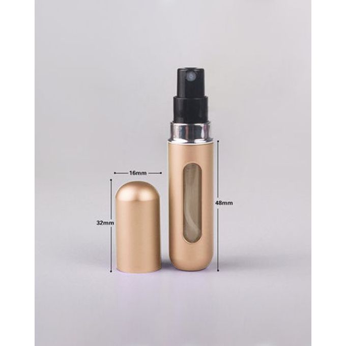 Mini Portable Refill Bottle For Travel Bright Gold 5ml - Image 3