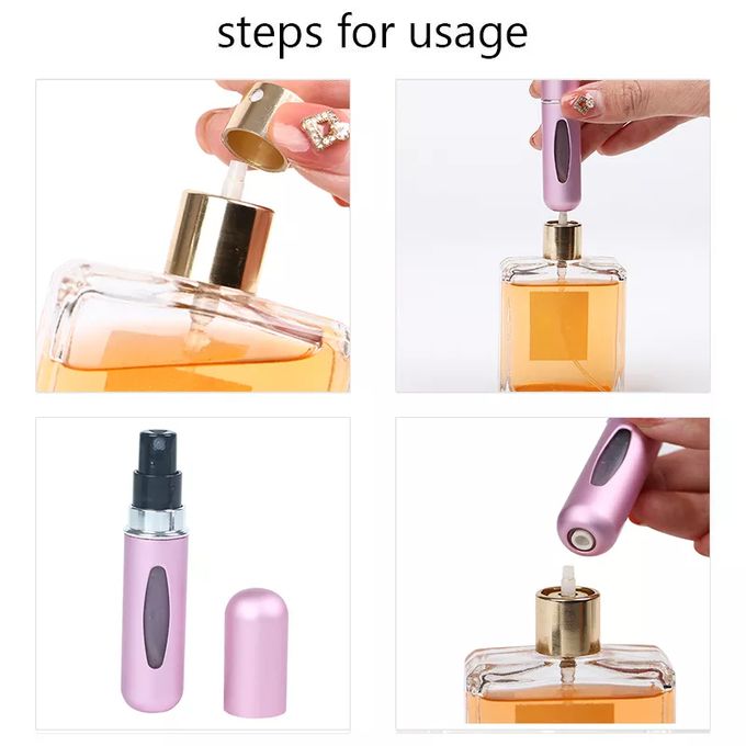 Mini Portable Refill Bottle For Travel Bright Gold 5ml - Image 7