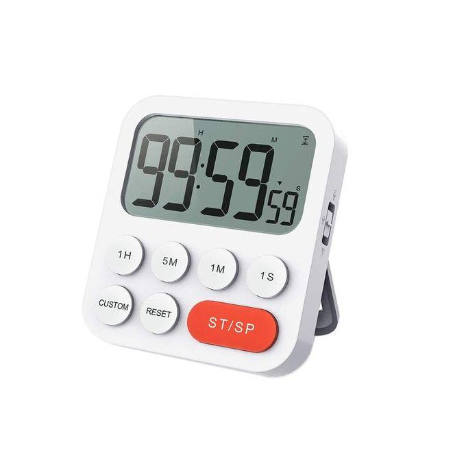 Liorque LIORQUE Kitchen Timers for cooking, Magnetic Timer clock with Large  LcD Display, 3 Levels Volume, Shortcut Setting, Digital Time