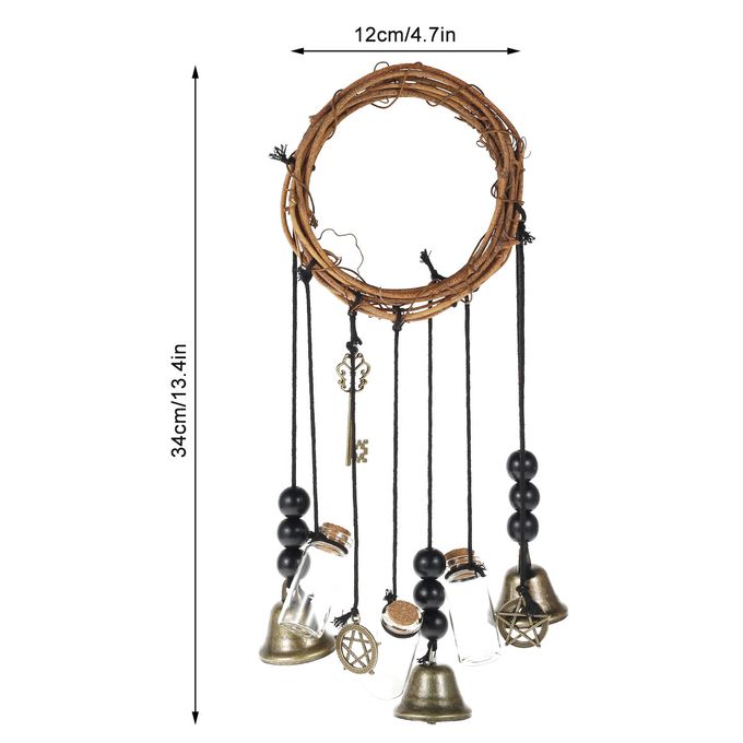 Witch Bells For Protection Door Hangers Witch Wind Chimes Wreath Hanging  Witch B