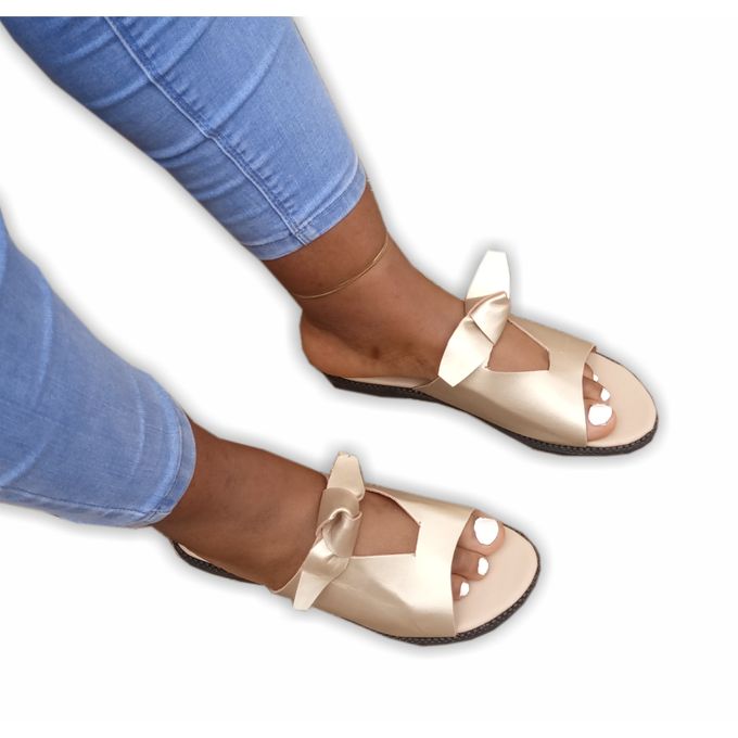 Fashion Classy Bowtie Slippers For 
