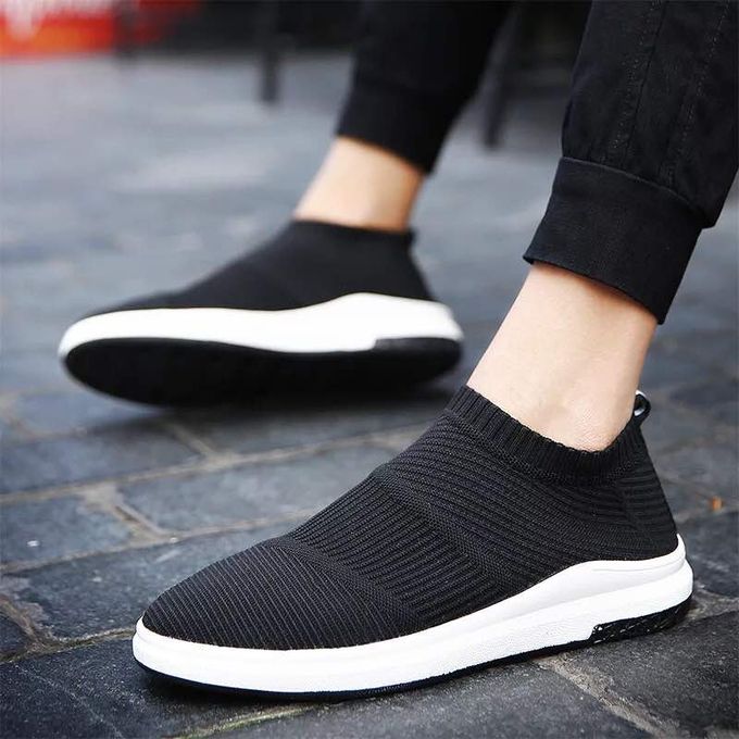 Fashion Men's Slip-on Sneakers/Canvas - Black | Jumia Nigeria