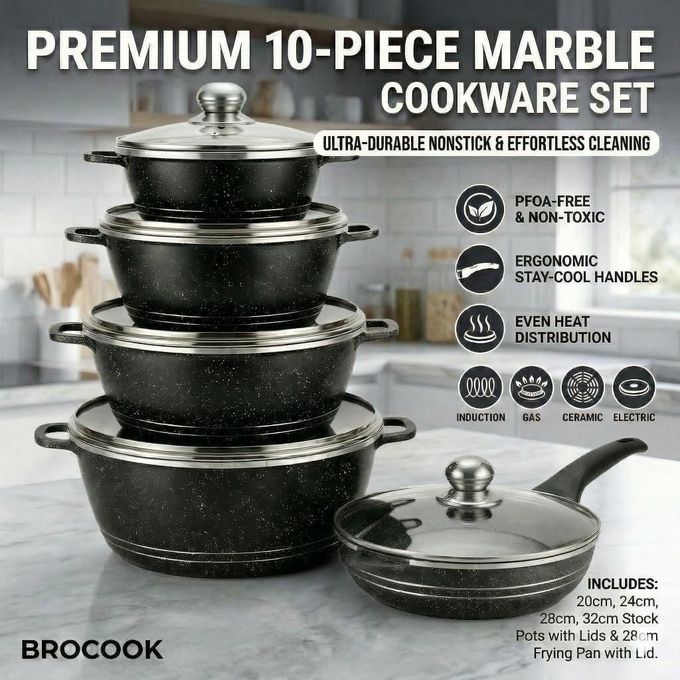 10Pc Cookware Set