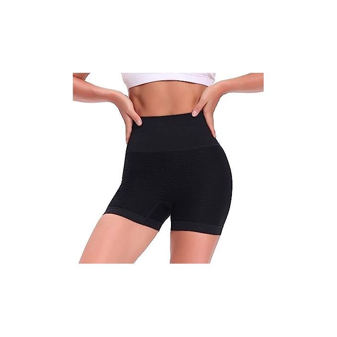 Solid Wide Waistband High Stretch Tummy Control Hip Lifting Shorts, High  Waist Biker Shorts, Roupa de ginástica feminina - Temu Portugal