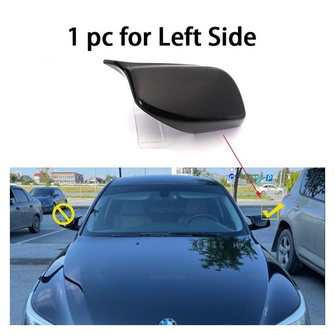 Generic Carbon Fiber Look Black Rearview Side Mirror cover