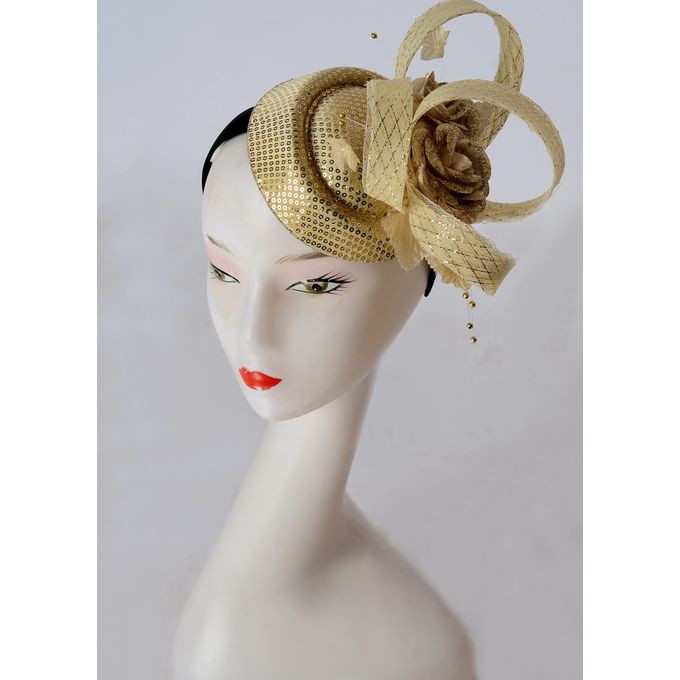 Beautiful Gold Fascinator | Jumia Nigeria