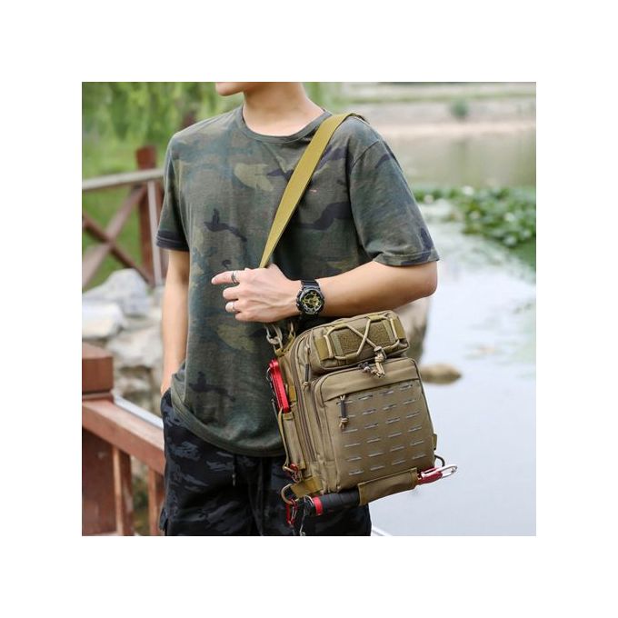 Generic Fishing Sling Bag Fishing Tackle Storage Bag Tool Bag For