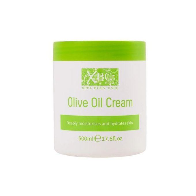 3 X 500ML XBC Olive Oil Cream Tub Deeply Moisturises Dry & Sensitive Skin VEGAN £10.98 - UK