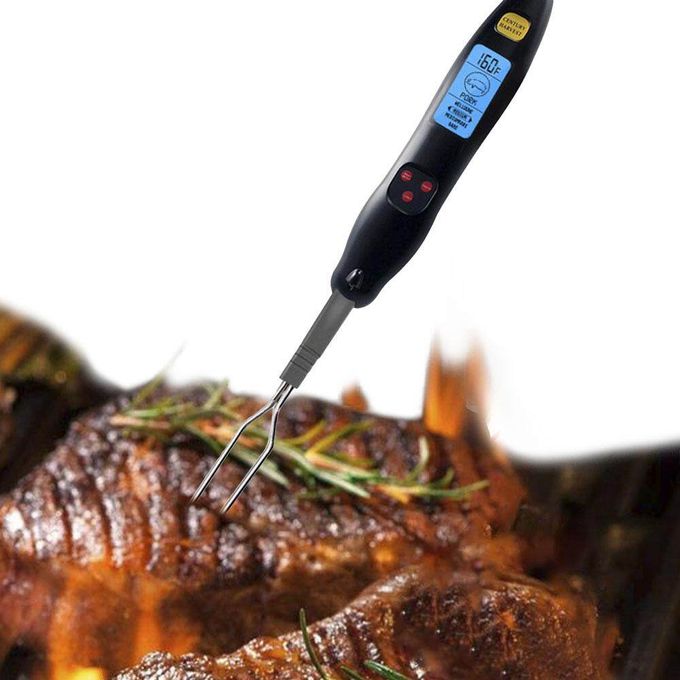 Ch-206 Electronic Barbecue Fork Digital Food Cooking Meat Outdoor  Thermometer