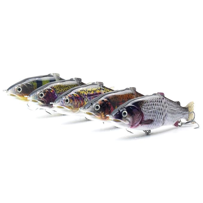 Generic 7.5in / 2.3oz Trout Bait Fishing Lure 2-segment Hard Body