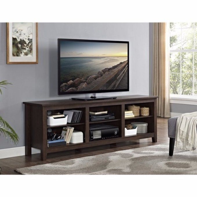 product_image_name-Generic-Handys - 70-inch Wood Media TV Stand Storage Console - Brown (Lagos Delivery Only)-1