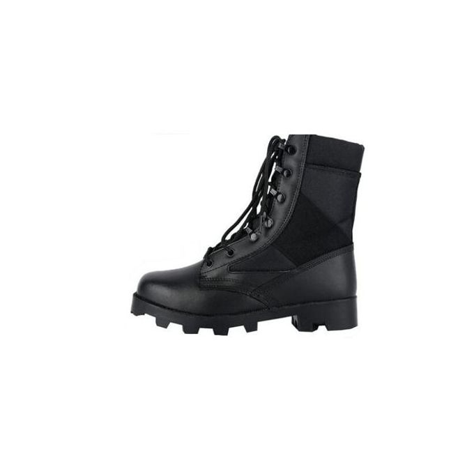 breathable black boots