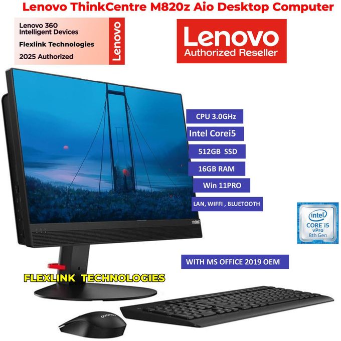 Lenovo ThinkCentre M820z All-in-One Desktop 21.5 FHD Intel