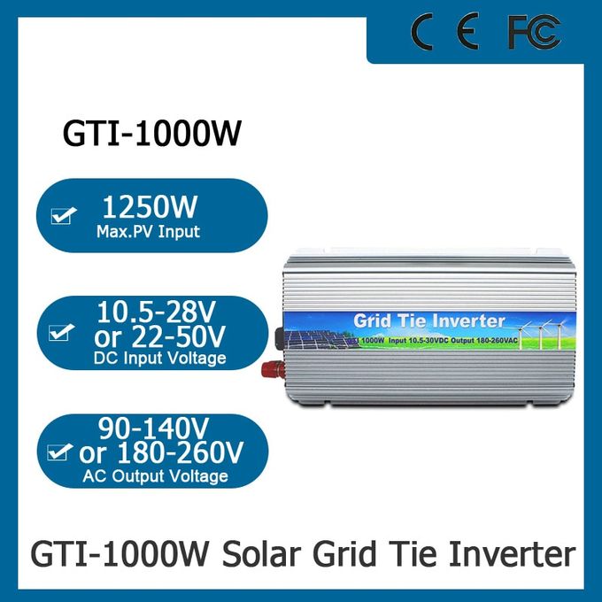 VEVOR Grid Tie Solar Inverter, 1000W MPPT Power Inverter, 50/60 Hz