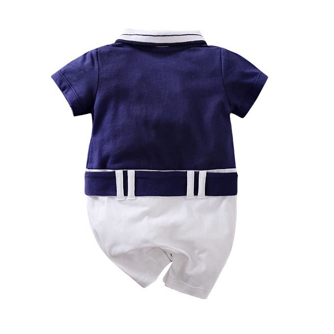 【SALE／63OFF】 Baby Bodysuit Long Sleeve Newborn Gentleman Clothes